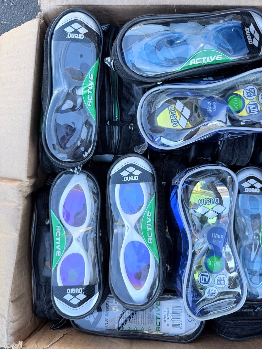 Arena Active Swimming Goggles - Blue